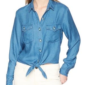 OFFER UNTIL 8/9! ON The Kooples Tencel Knot Shirt